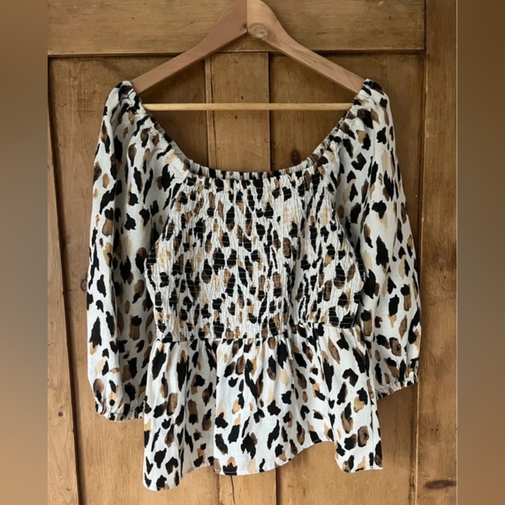 M&S Off Shoulder Cotton Top